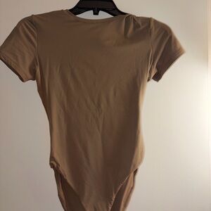 SKIMS T-Shirt Tan Women's Bodysuit
